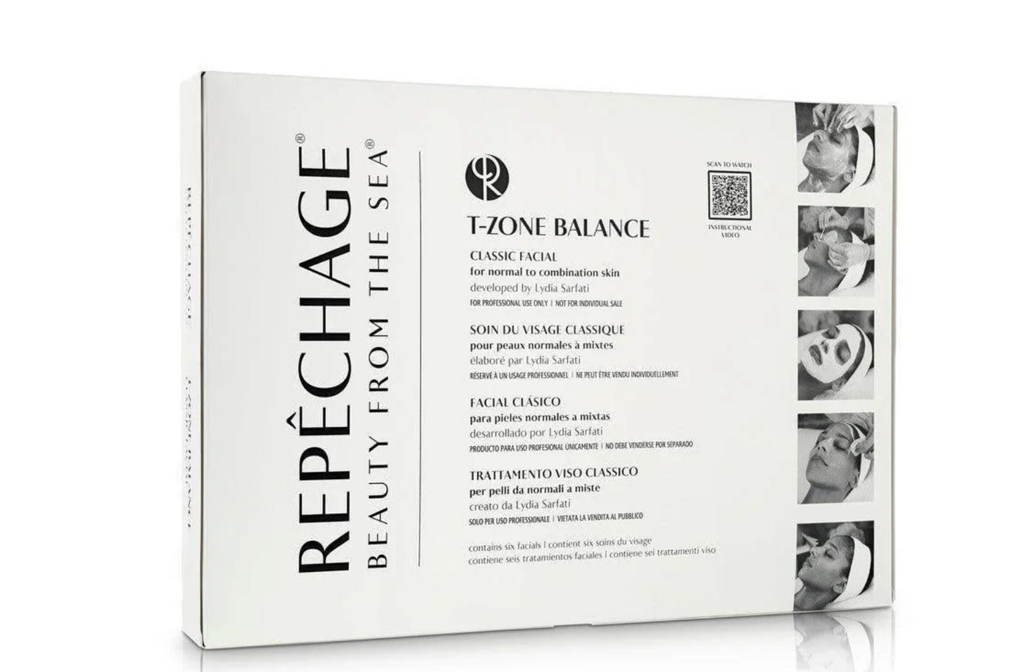 Repechage T-Zone Balance Classic Facial (normal to combination skin). Professional use. License or certification required for purchase.