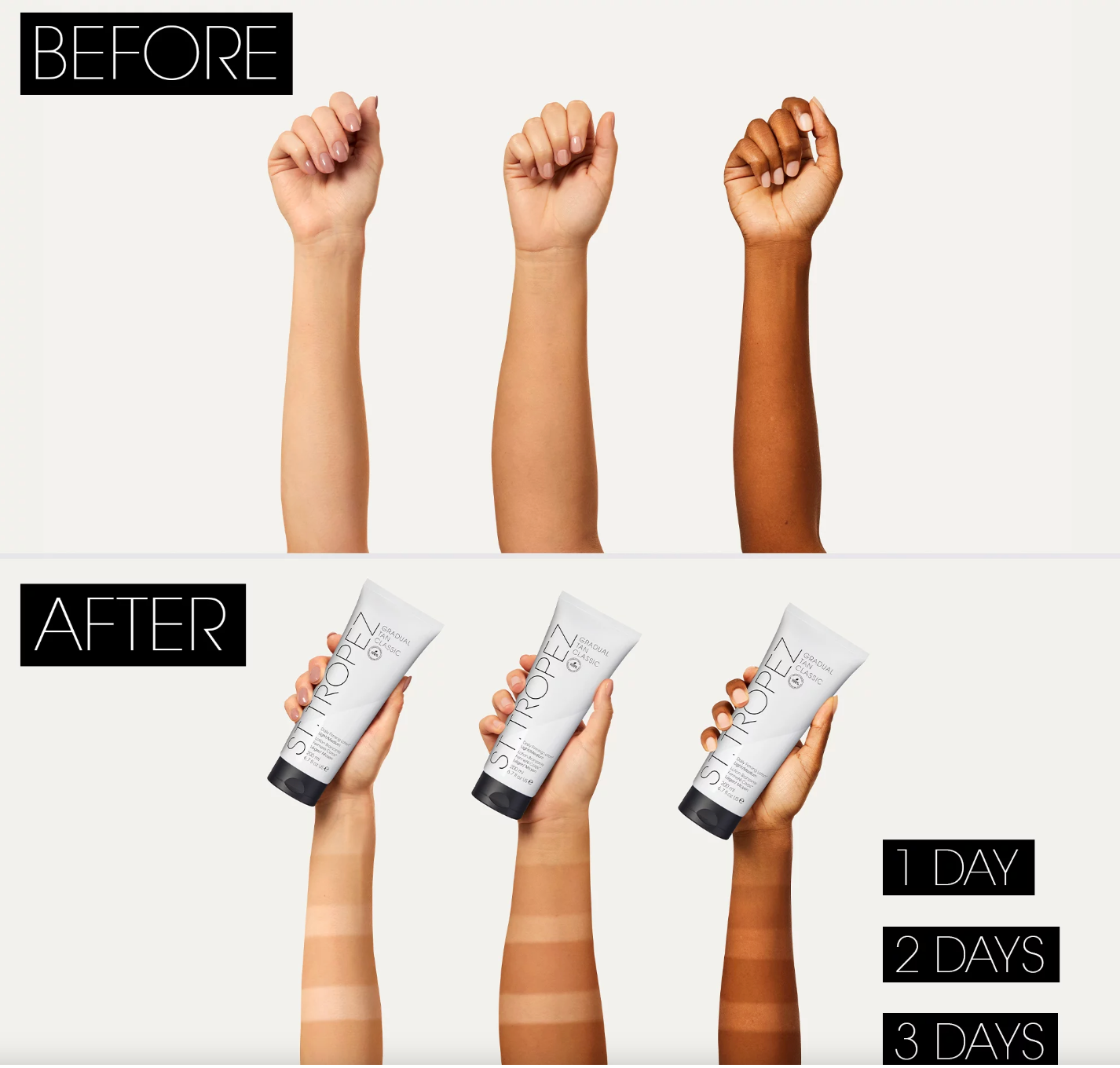 ST.TROPEZ Gradual Tan Body Lotion M/D – Medium to Deep Glow (200ml)