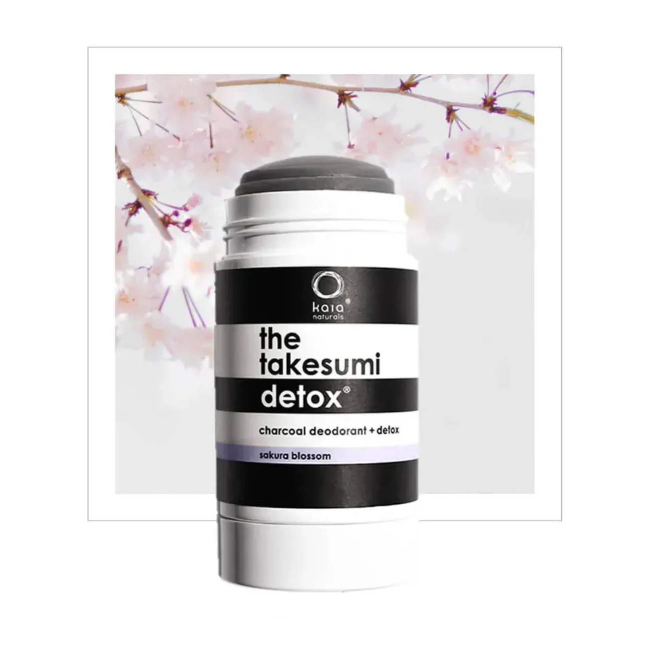 Kaia Charcoal Deodorant – Sakura Blossom (65 g / 2.29 oz)