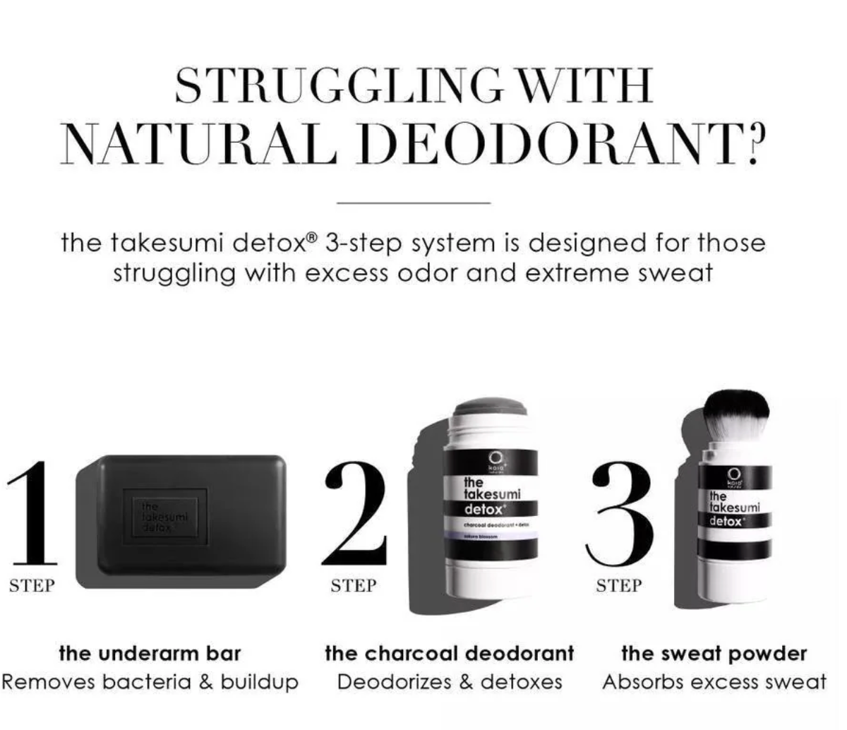 Kaia Charcoal Deodorant – Sakura Blossom (65 g / 2.29 oz)